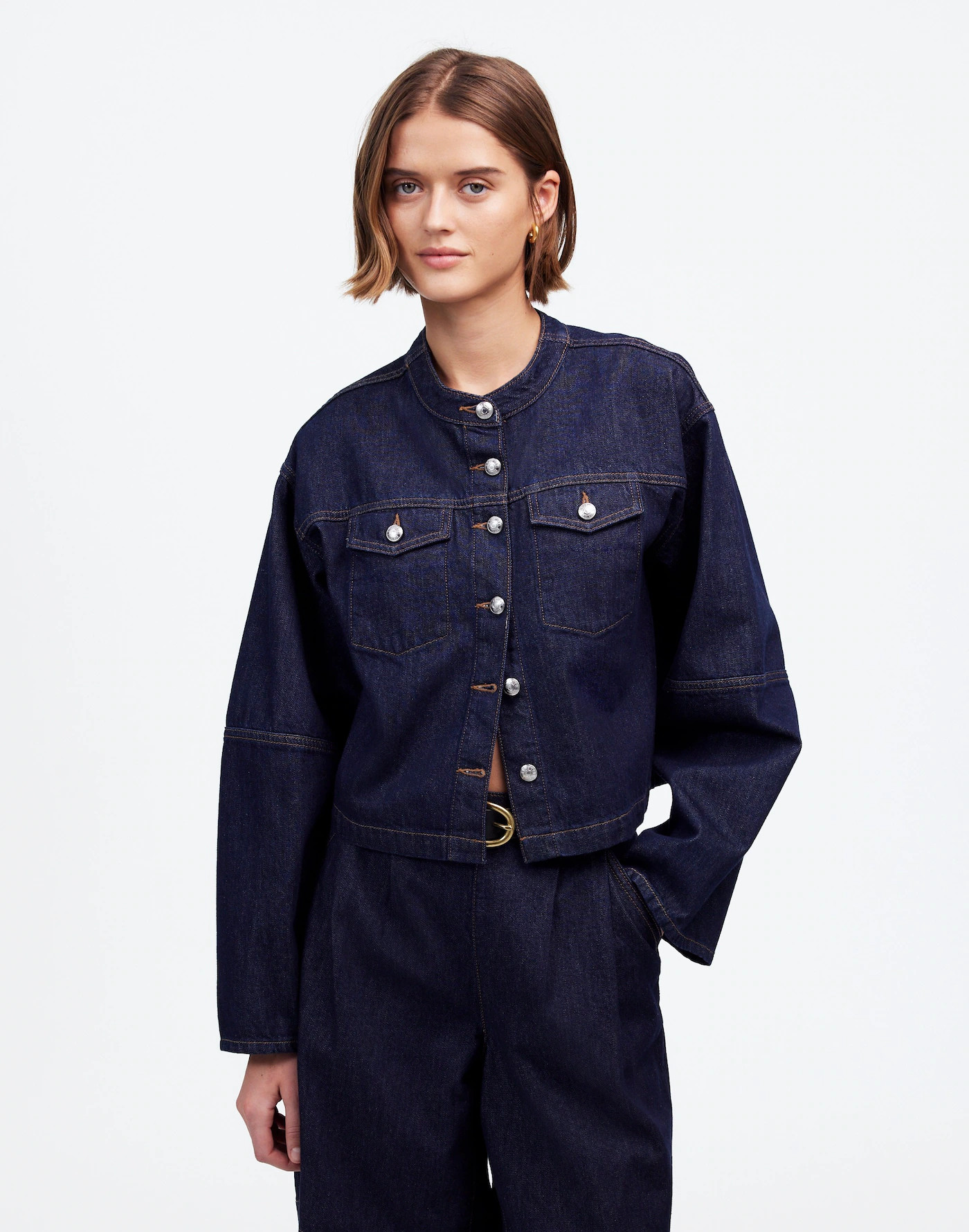 Cocoon-Sleeve Denim Lady Jacket | Madewell | Madewell