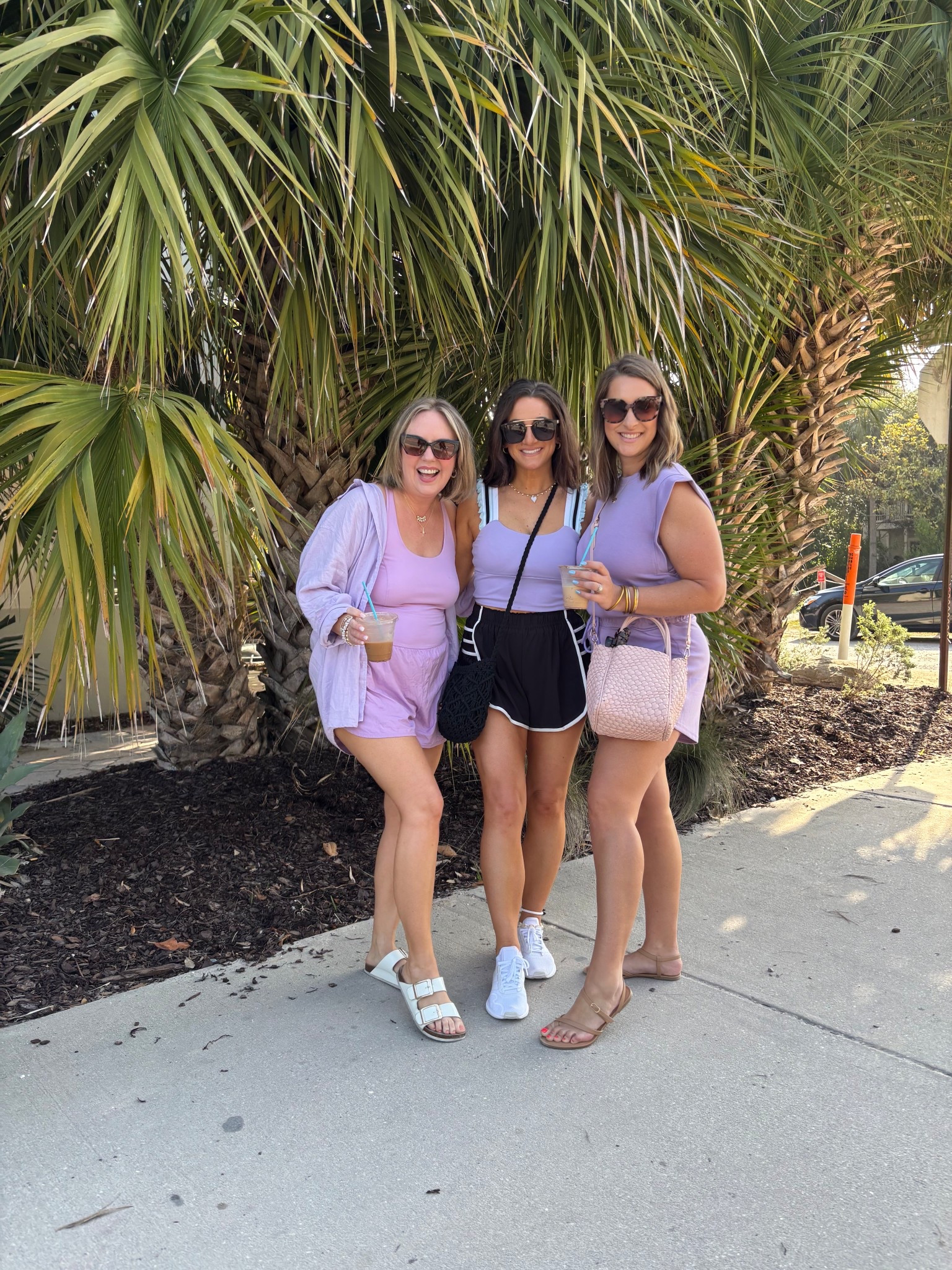 We didn’t even plan this!!! Such a happy accident. 💜 My romper is a FP look for less in size large. 

#LTKMidsize #LTKOver40 #LTKActive