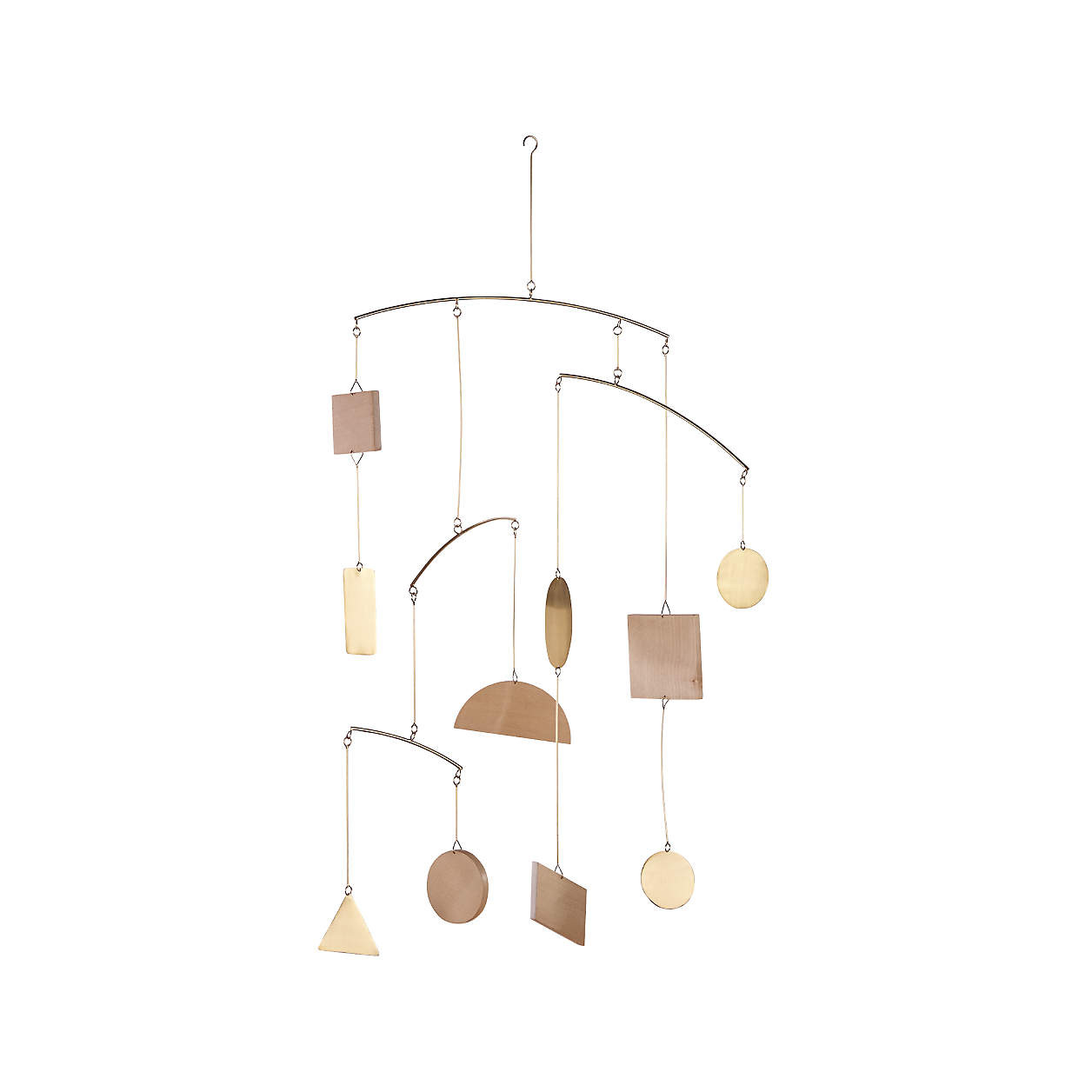 Simple Shapes Geometric Baby Mobile + Reviews | Crate and Barrel | Crate & Barrel