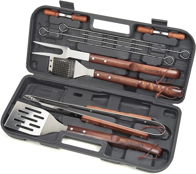Cuisinart CGS-W13 Wooden Handle Tool Set, Black (13-Piece) | Amazon (US)