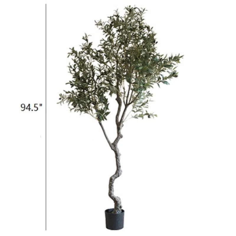 94.5'' Faux Olive Tree Tree in Pot Liner | Wayfair North America