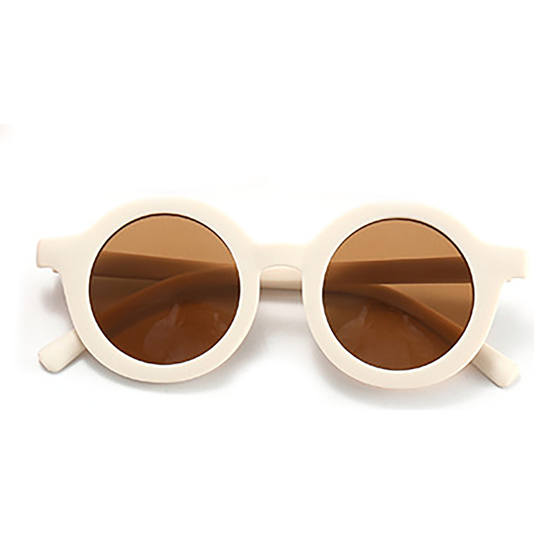 Round Retro Sunglasses, Sand Dollar | Maisonette