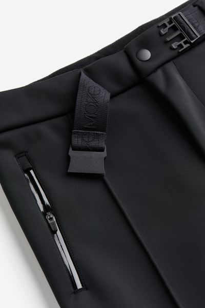 Softshell ski trousers - Black - Ladies | H&M GB | H&M (UK, MY, IN, SG, PH, TW, HK)