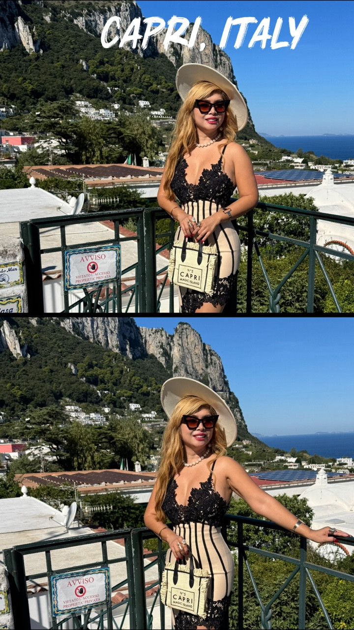 Go to Capri, Italy 🇮🇹 they said, it’ll be fun 😅💪🏼 Who needs leg day when you’re in Capri? From the pier to the mountaintop — 10/10 views, 100/10 effort 🙌💪🏼🇮🇹 Must have climbed more than 900 steps 😵‍💫

Dress @bellabarnett.official 🩷

#instagramvsreality #italy #capri #ootd #ootdfashion #outfits #outfittoday #outfitinspiration #fashion