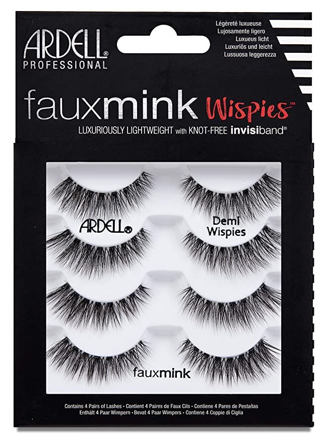 Ardell False Lashes Faux Mink Demi Wispies Multipack, 1 pk x 4 pairs | Amazon (US)