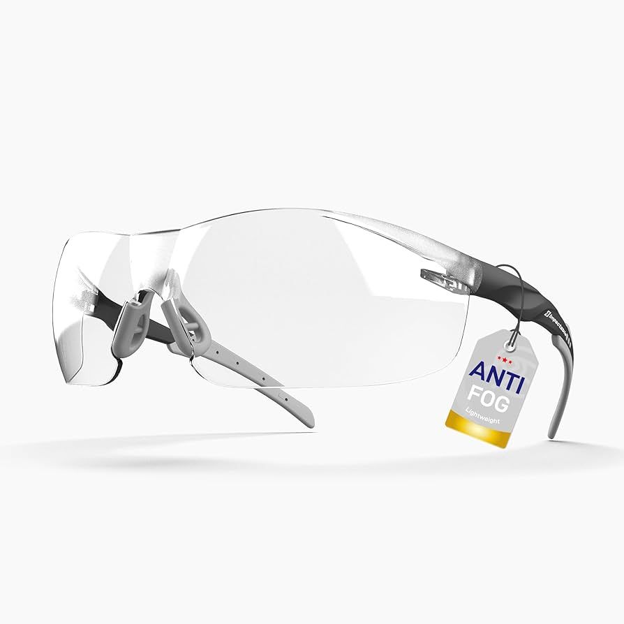 ANSI Z87.1 Safety Glasses, Anti-Fog UV Impact Scratch Resistant for Eye Protection at Work, Sport... | Amazon (US)