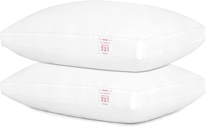 EIUE Bed Pillows for Sleeping 2 Pack Queen Size，Super Soft Down Alternative Microfiber Filled P... | Amazon (US)