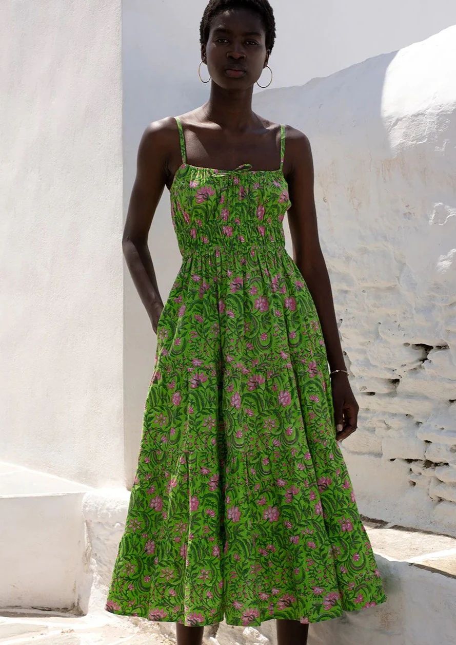 Lime Jungle Seychelles Dress | outdazl
