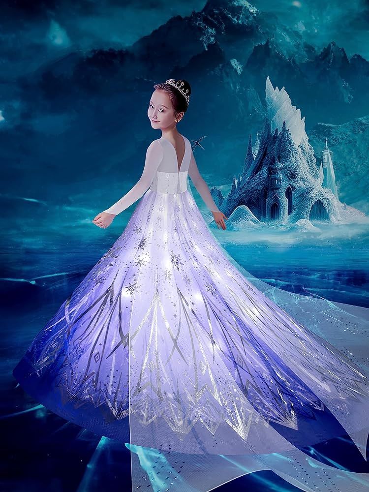 Light Up Princess Costume for Girls Christmas Dress for Girls Halloween LED Costume for Teens Tod... | Amazon (US)
