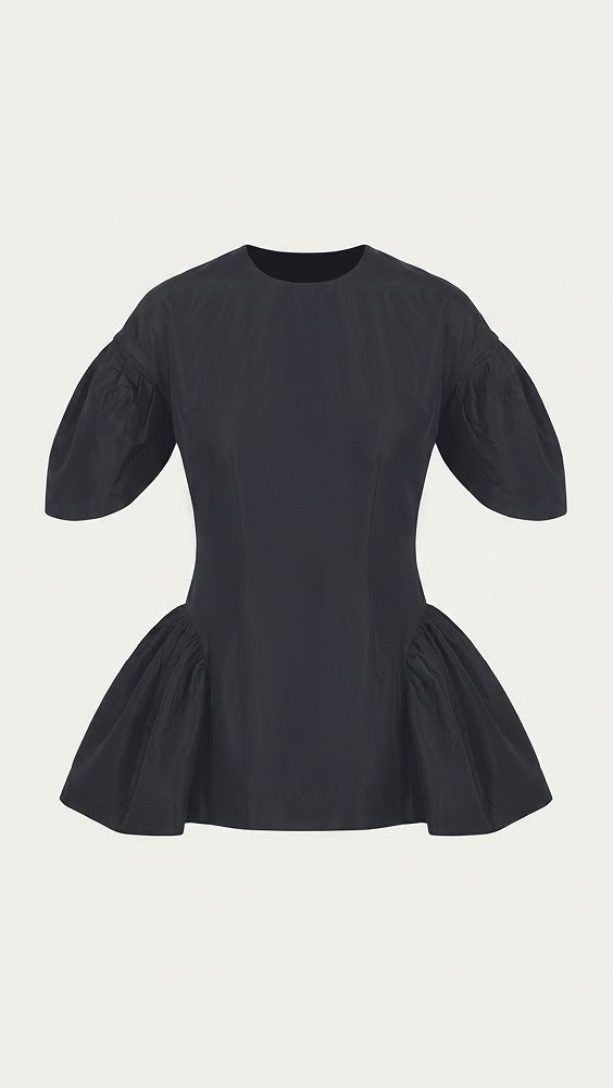 Simone Rocha Sculpted Peplum Top | Shopbop | Shopbop
