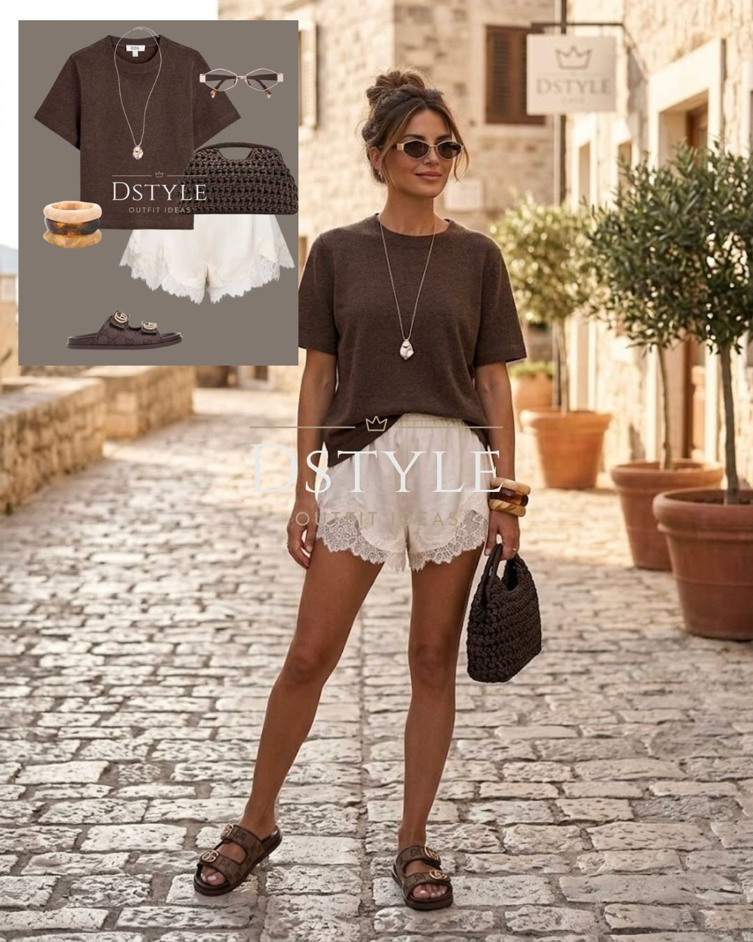 Styling my favorite COS relaxed tee with the prettiest lace trim shorts for an easy, elevated summer uniform.

#LTKootd #LTKTravel