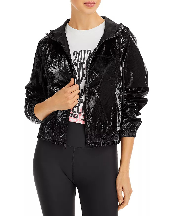 Cropped Hooded Windbreaker - 100% Exclusive | Bloomingdale's (US)
