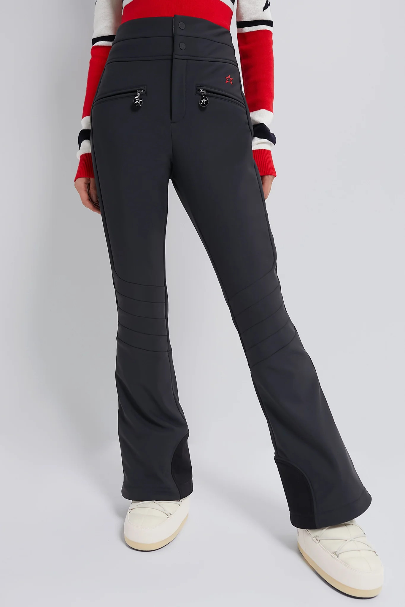 Black Aurora High Waist Flare Ski Pant | Tuckernuck (US)