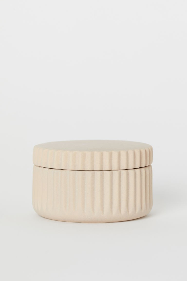 H & M - Ceramic Jar - Beige | H&M (US + CA)