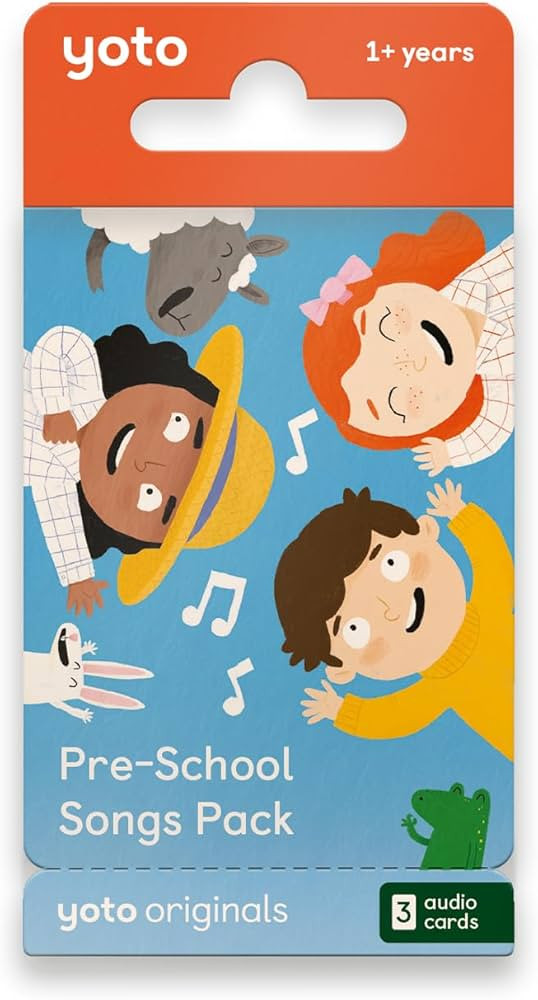 Yoto Pre-School Songs Pack - 3 Kids Audio Cards for Use with Player & Mini All-in-1 Audio Player,... | Amazon (US)