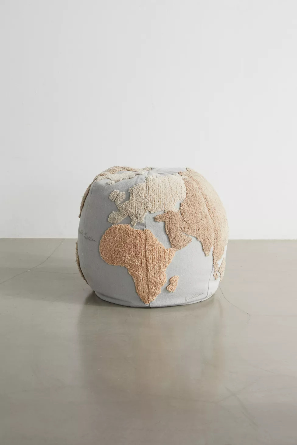 Lorena Canals World Map Pouf | Urban Outfitters (US and RoW)