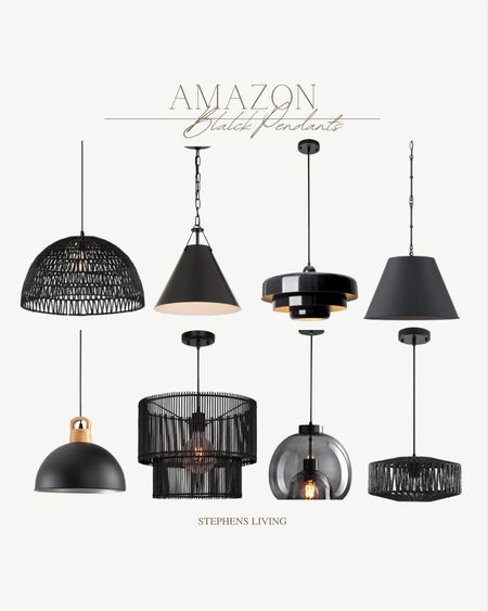 Amazon Black Pendant
amazon lighting, home lighting, kitchen lights, black pendants, pendant lighting, modern lighting, simple lighting, woven pendants, glass pendant lighting 
#amazonfinds #founditonamazon #amazonhome #amazon

#LTKsalealert #LTKhome #LTKstyletip