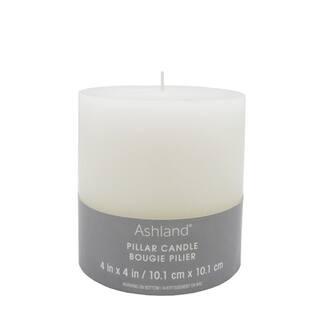 4" x 4" White Pillar Candle by Ashland® | Michaels | Michaels Stores