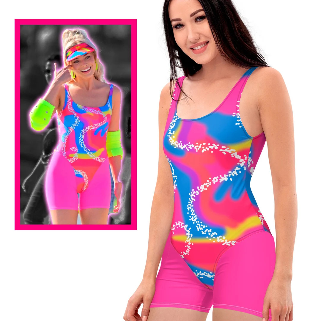 Barbie Swimsuit and Short Leggings Inspired by Hot Skatin - Etsy | Etsy (US)
