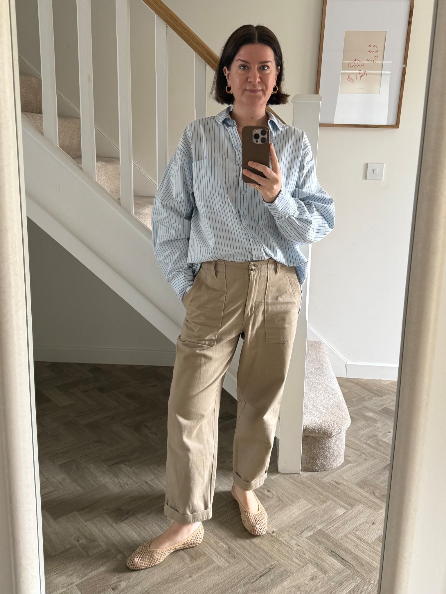Probably my most worn formula =
a good shirt + relaxed trousers. Pieces I know I’ll reach for again. (These are years-old Topshop chinos, I adore them). 

#LTKspring #LTKuk #LTKsummer