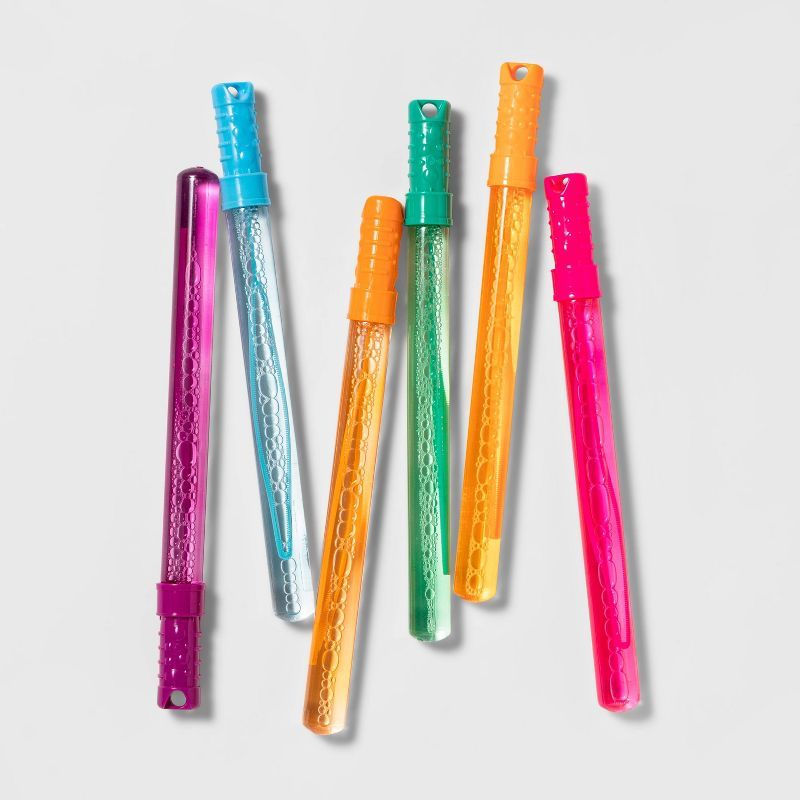 6pk 4oz Bubble Wands - Sun Squad™ | Target