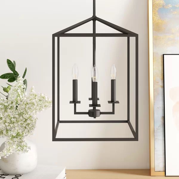 Capron 4 - Light Lantern Rectangle Chandelier | Wayfair North America