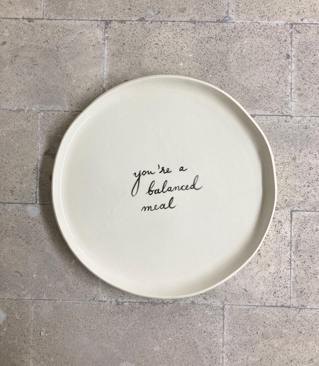 Ceramic Personalized Dinner Plate - Etsy | Etsy (US)