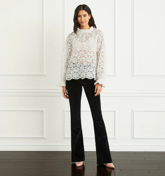 The Millie Top - White Lace | Hill House Home