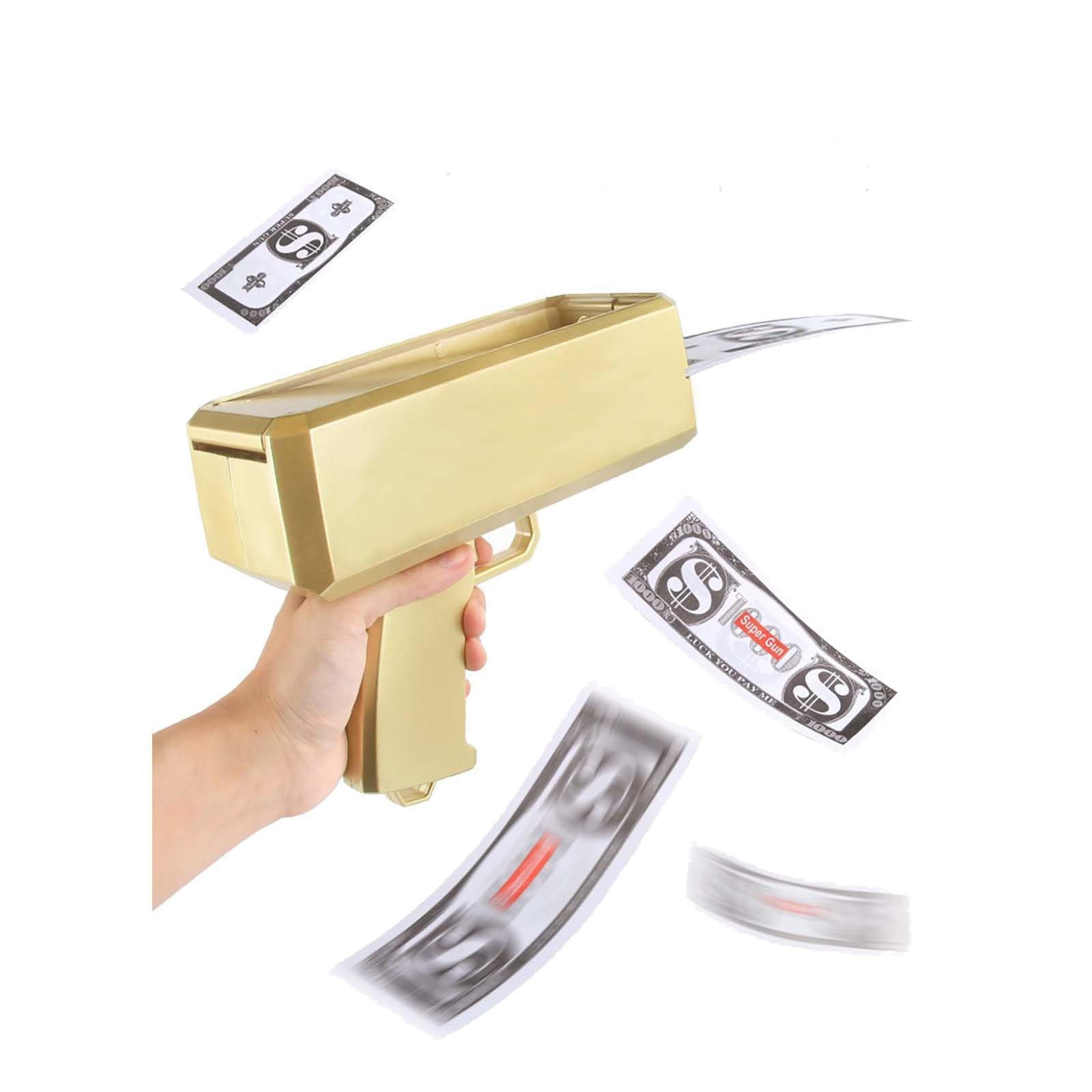 Prop Gold Money Shooter Gun That Look Real - Fake Money Gun,Fake Cash Gun,Money Thrower Gun,Money... | Amazon (US)