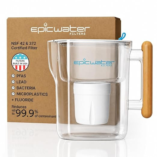 Epic Pure XP Water Filter Pitcher with Advanced CoreXchange™ Filter | NSF Certified | Removes P... | Amazon (US)