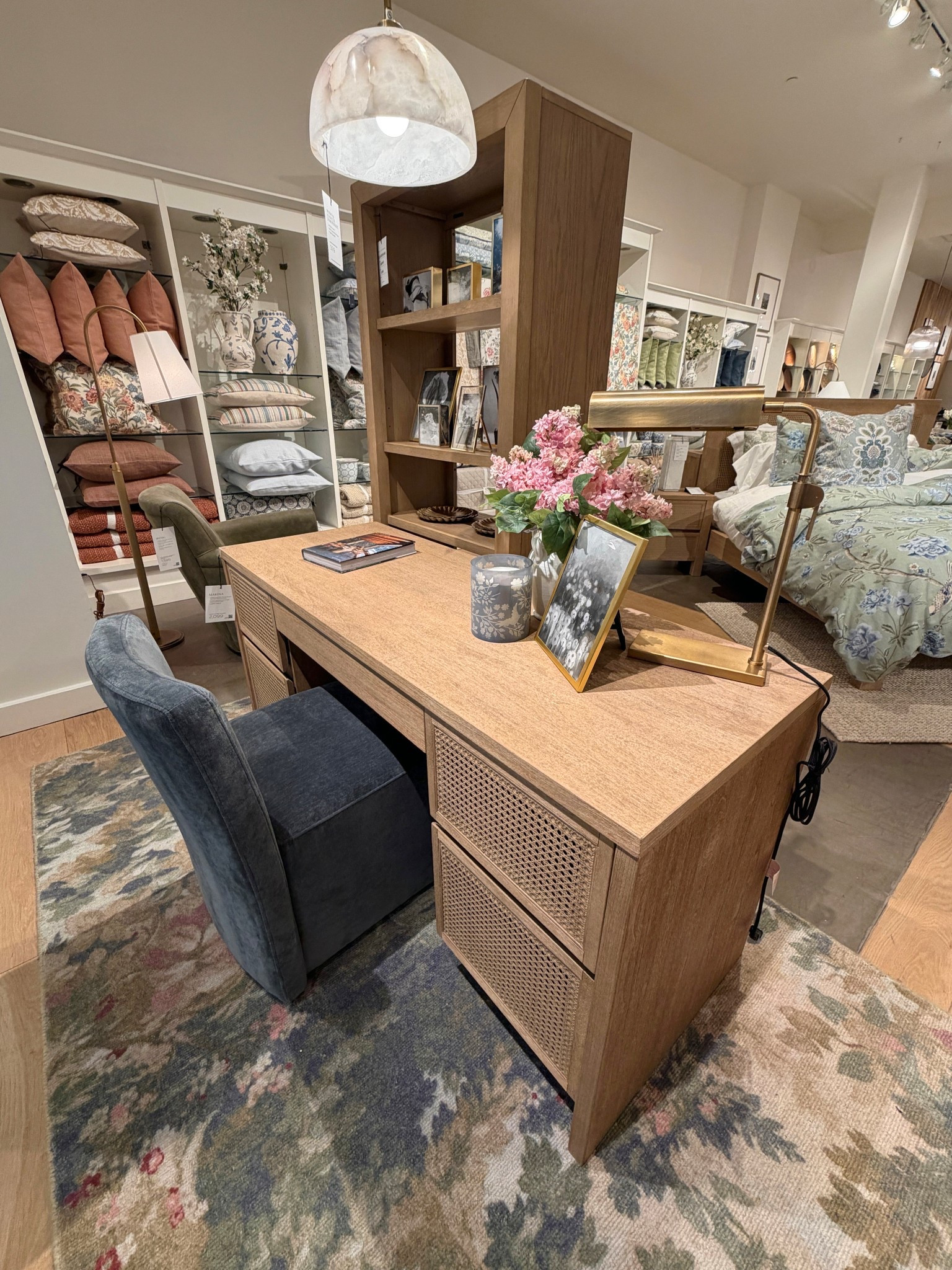 The Marina Cane Executive Desk (64”) from Pottery Barn in the Seadrift finish features stunning woven cane panels that add texture and a light, airy feel. 🤎 The design gives off those coastal minimalist vibes while still feeling polished and refined. It’s also available in the new White Sand, a lovely neutral option. Linked this desk and similar styles to shop! ✨ #PotteryBarn #HomeOfficeInspo #OfficeDesk

#LTKHome #LTKSaleAlert