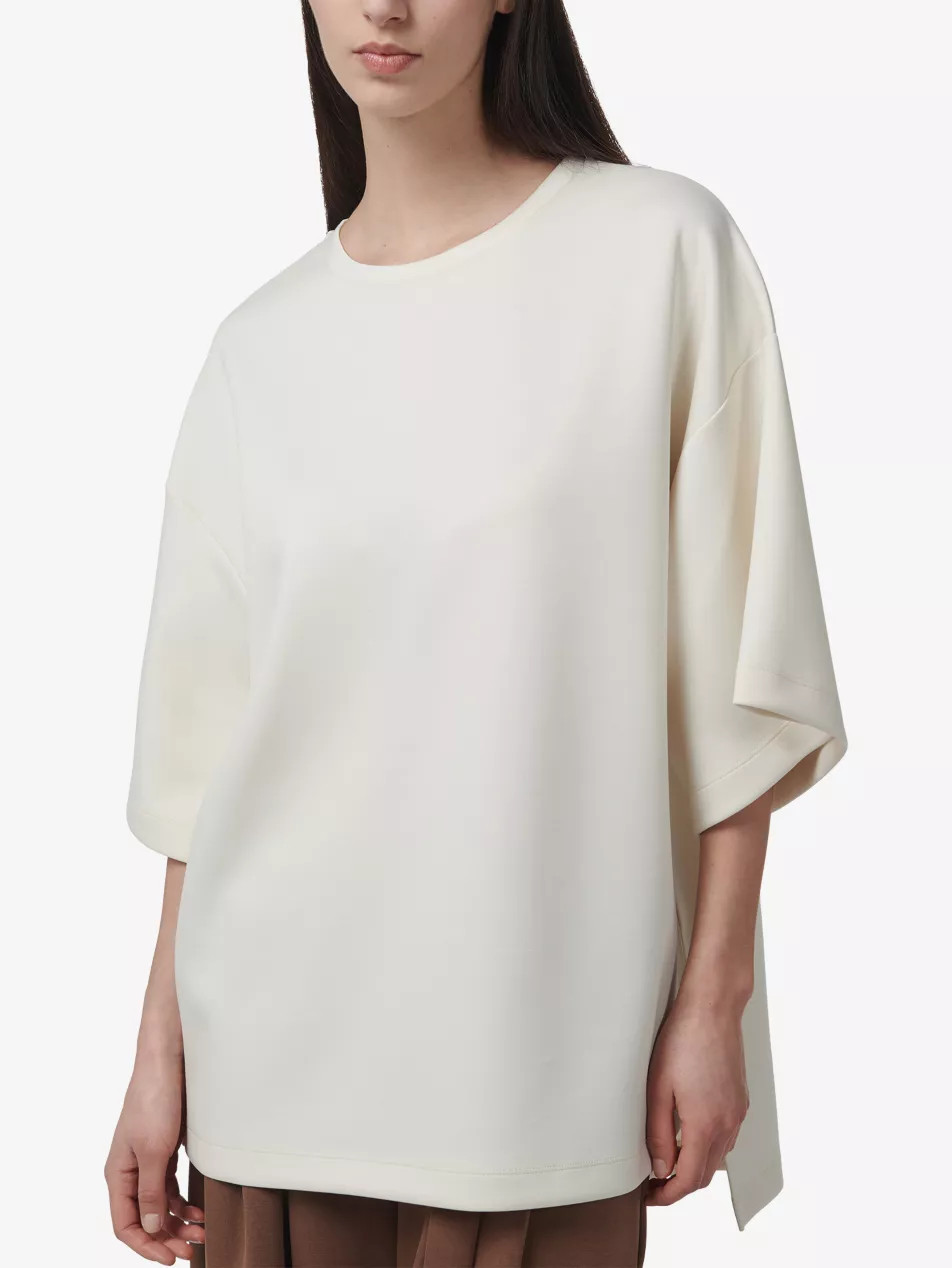 French-Sleeve Relaxed-Fit Woven Top | Selfridges