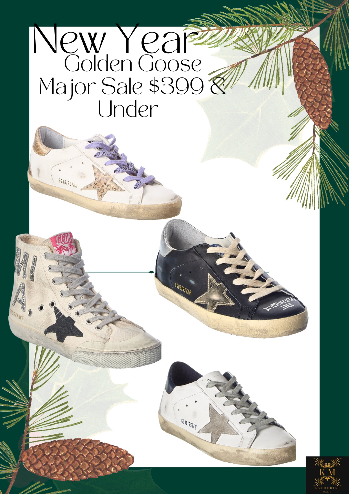 Major Sale on Golden Goose Sneakers. 
$399 and under! Happy New Year! 

#LTKsalealert #LTKFind #LTKshoecrush