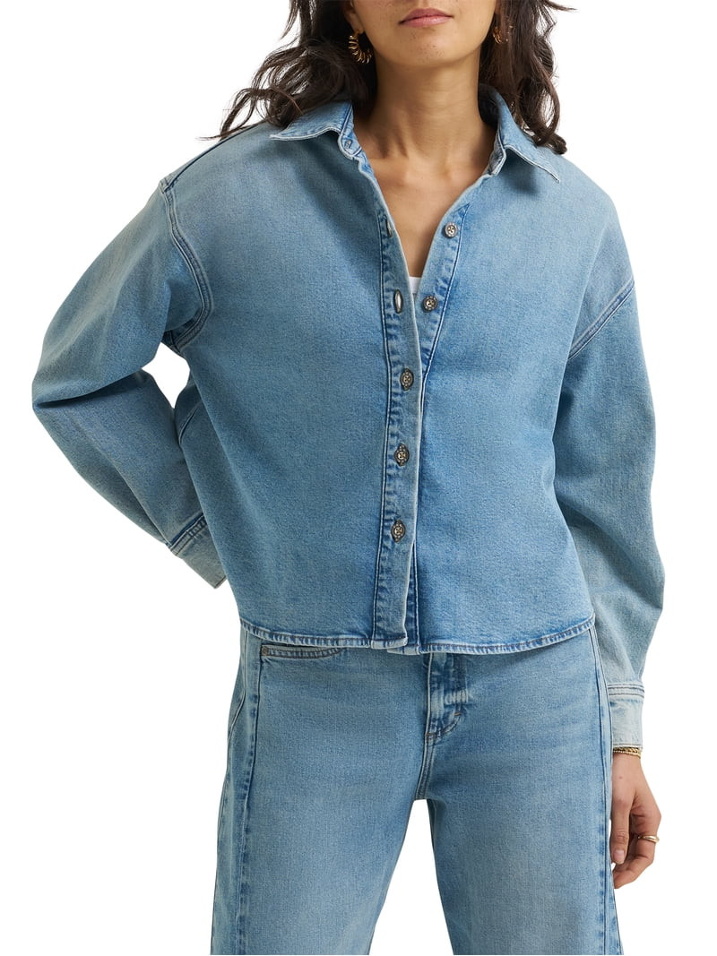 Lee\u00ae Women's Oversized High/Low Drapey Top | Walmart (US)
