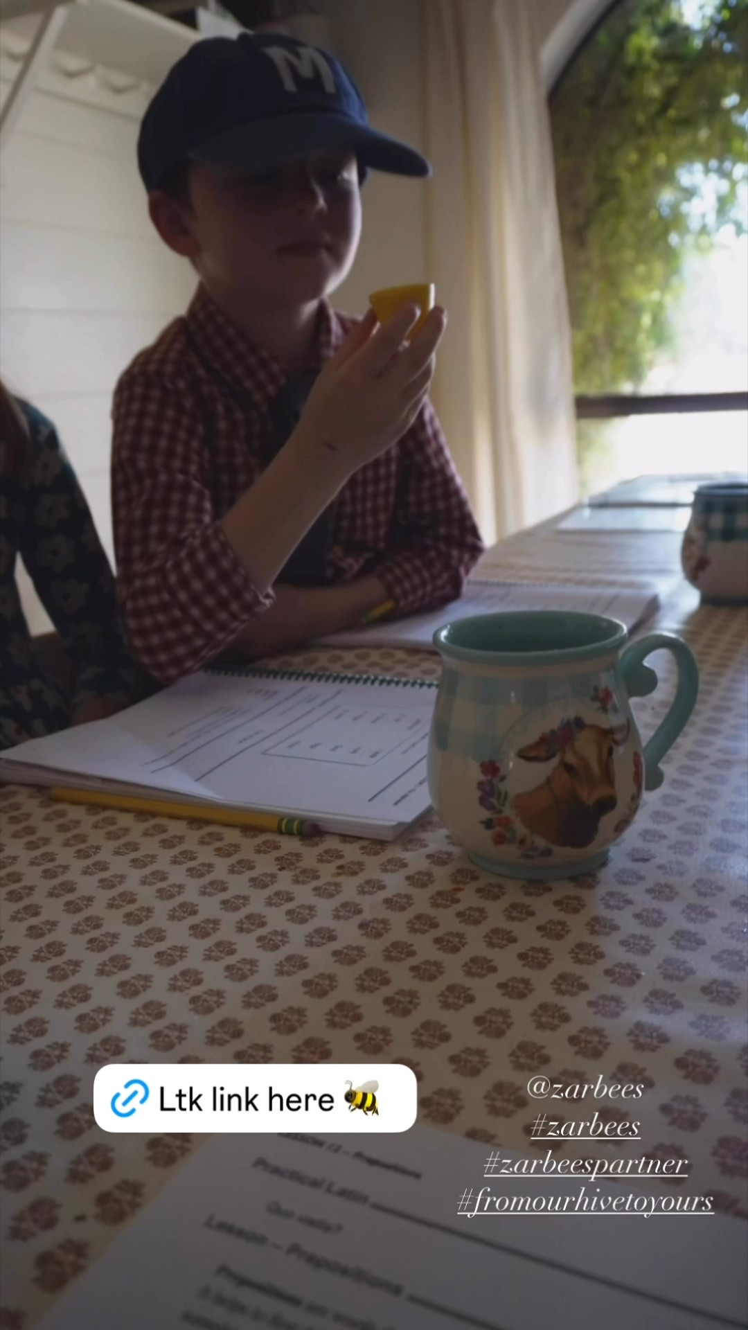 Everyday during our morning lessons, I make myself and the kids a cup of coffee. #ZarbeesPartner Recently, I started adding a fiber supplement to my coffee. I was surprised to find in my research for a fiber supplement, that not only are adults on average deficient in fiber, but children are, too. So we started adding the supplement for the kids, too. From the #1 recommended pediatric wellness brand, Zarbee’s new Regularity Support and Digestive Care products help your little bee achieve their daily amount of fiber to help keep them regular. It's easy on their tummies so it’s gentle for daily use.
The kids have added this to their daily line up of supplements and we are so thankful for it.
These statements have not been evaluated by the Food and Drug Administration. This product is not intended to diagnose, treat, cure, or prevent any disease
@zarbees #Zarbees #FromOurHiveToYours
