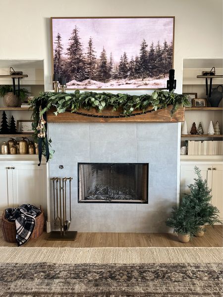 Christmas mantle styling
Christmas mantle decor
Built in shelf decor
Holiday home decor styling 
Amazon home
Kirklands Norfolk pine
Cedar garland 

#LTKHoliday #LTKhome #LTKSeasonal