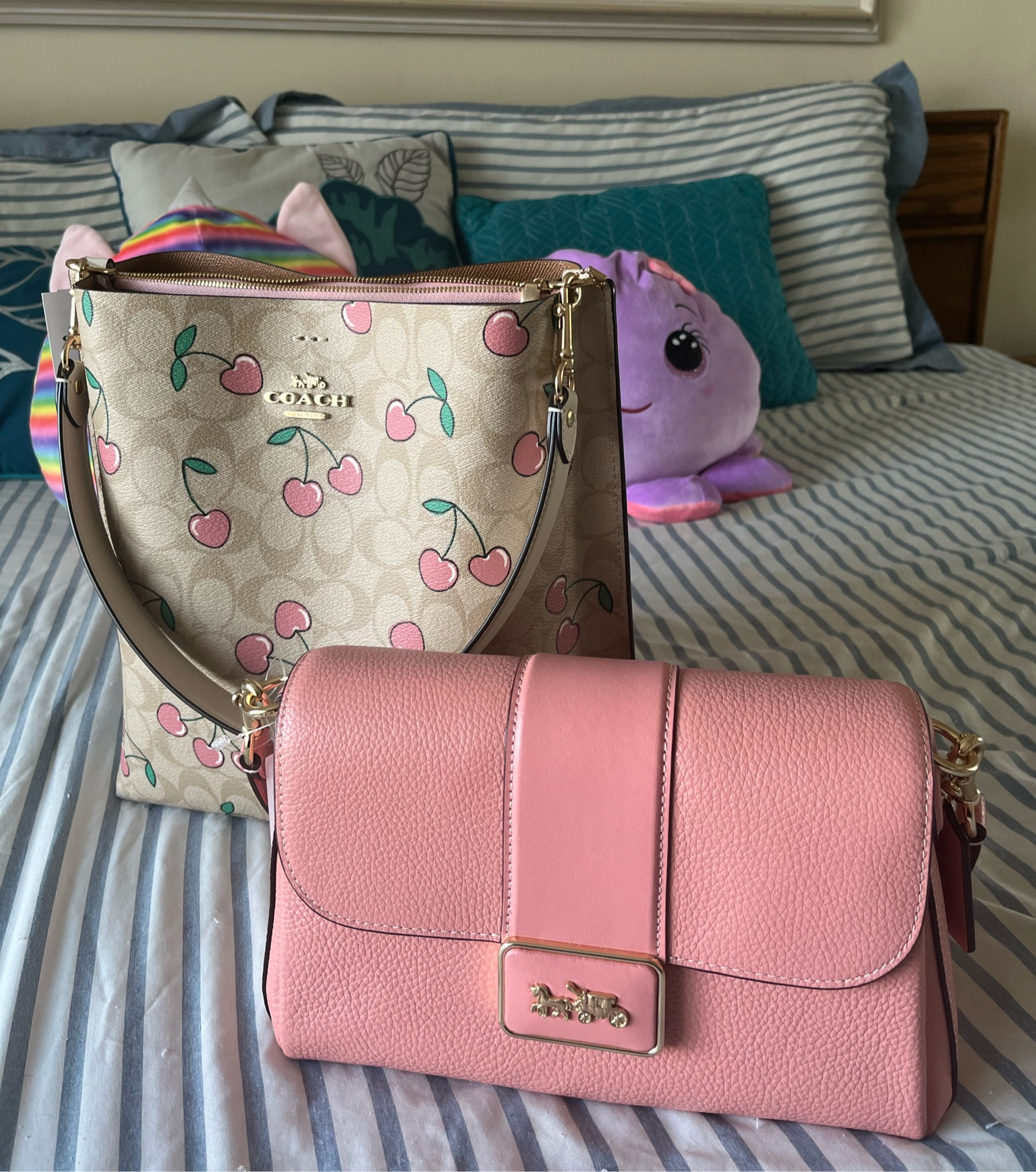 Coach Outlet's Clearance Heart Cherry Handbags Are Perfect for Spring