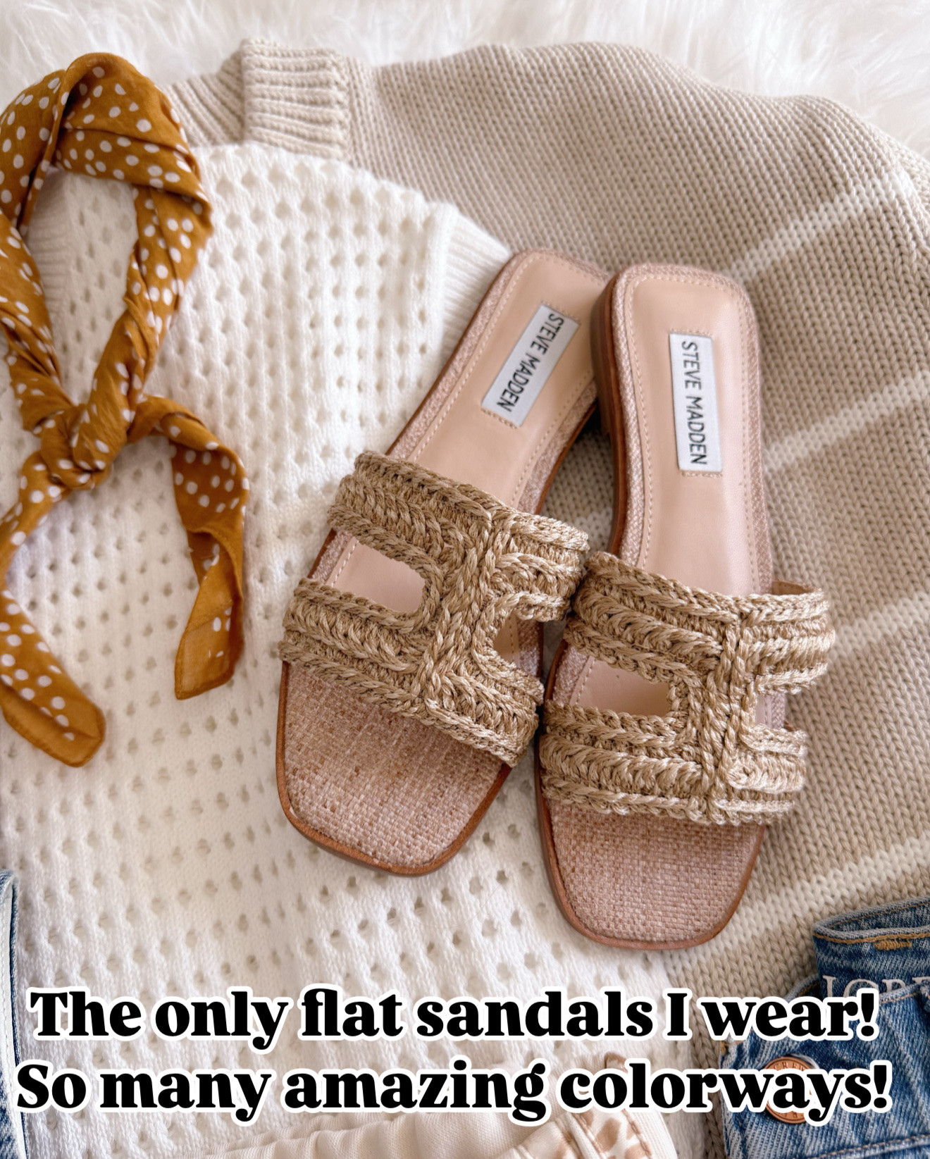 These are the only flat sandals I keep reaching for because they’re that comfortable and easy.

flat sandals women, woven sandals, summer sandals, casual outfit ideas, women over 40 style, comfortable sandals, everyday shoes, neutral outfits, beach vacation outfits, spring summer outfits, affordable fashion finds, capsule wardrobe shoes

#LTKOver40 #LTKSeasonal #LTKootd