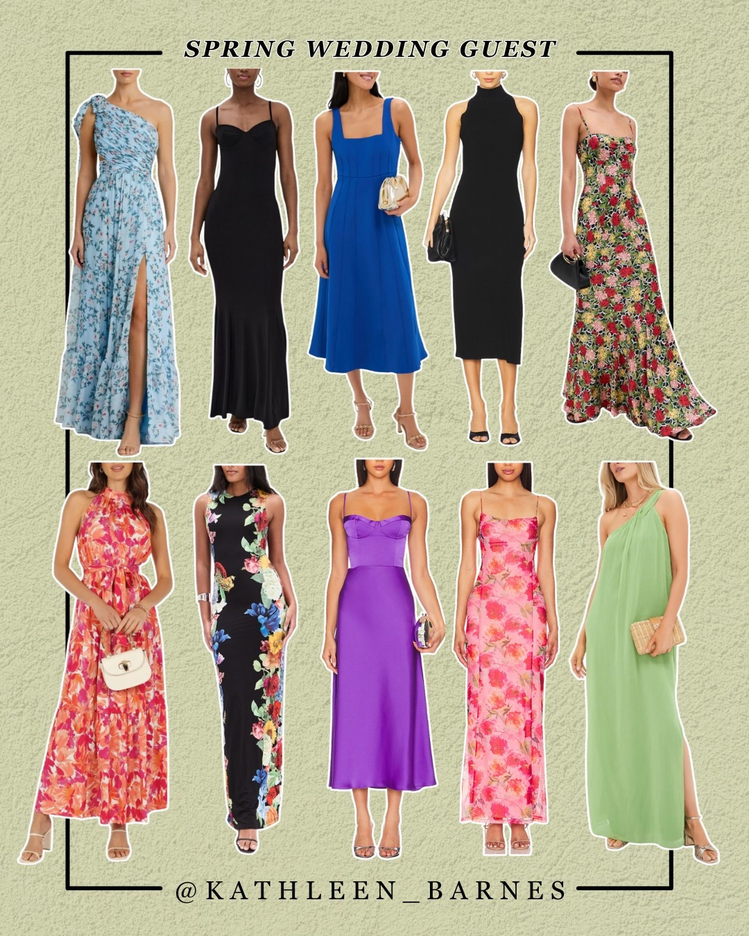 Spring wedding guest dresses for various types of weddings — also great dresses for other spring events, charity galas, bridal shower, vacation, etc! 

#LTKSeasonal