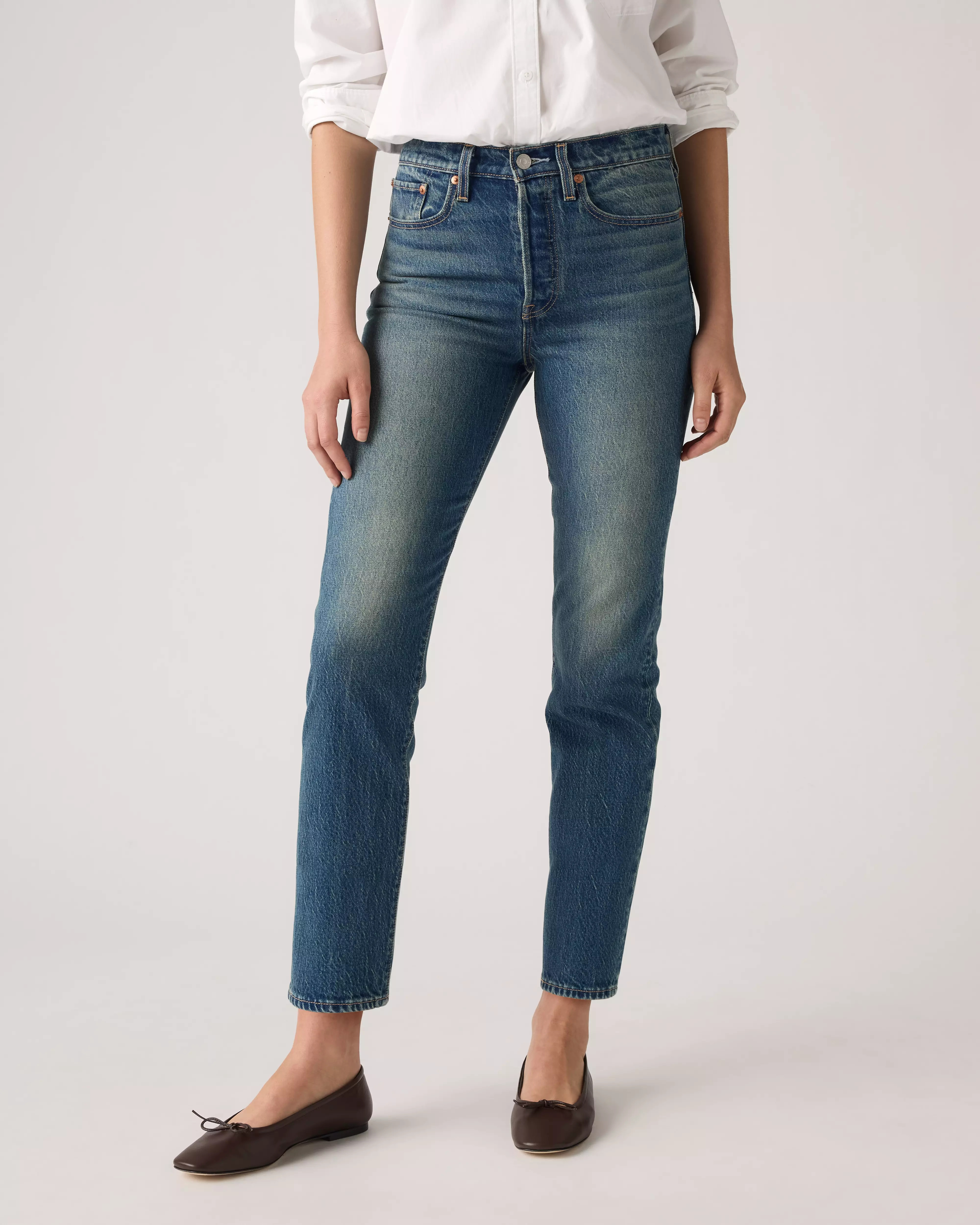 Wedgie Straight Ankle Women's Jeans - Medium Wash | Levi's® US | Levi's US