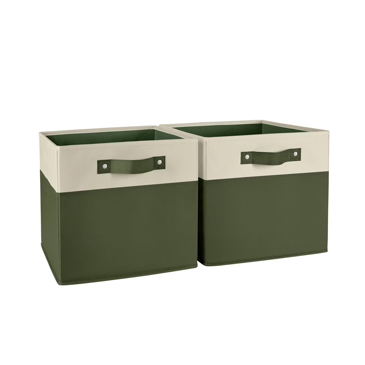 2pc Kids' 10.5" Two-Toned Folding Storage Bin Set - RiverRidge Home | Target
