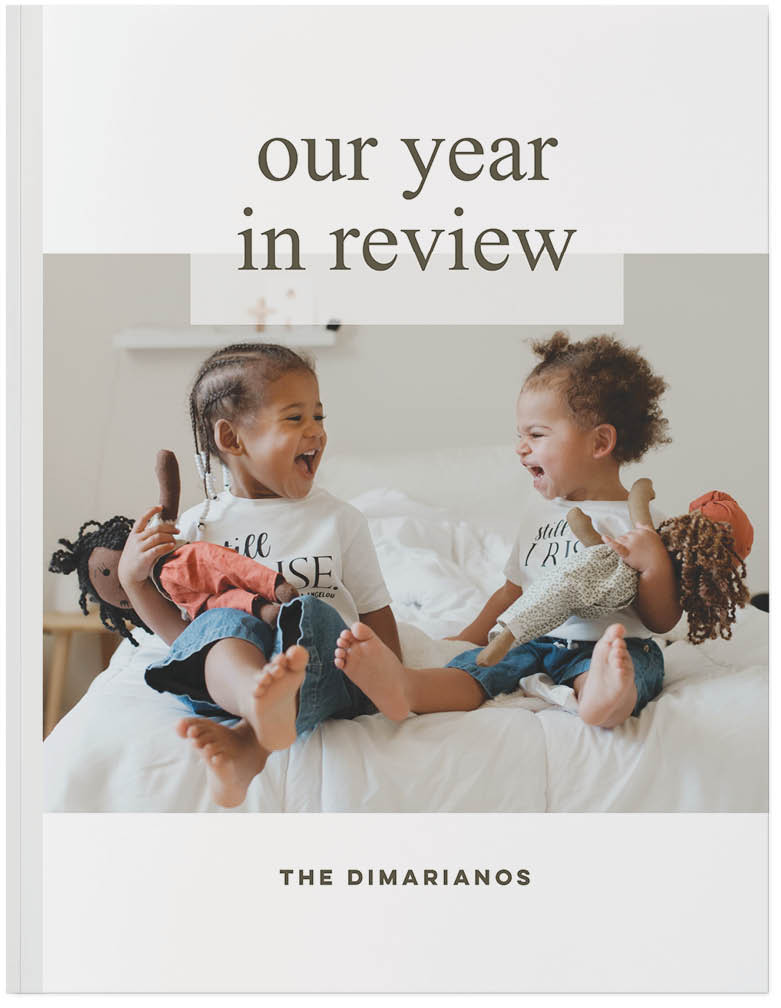 11x8 Photo Books: Modern Year In Review Photo Album, Soft Cover, Standard Pages, Multicolor | Shutterfly