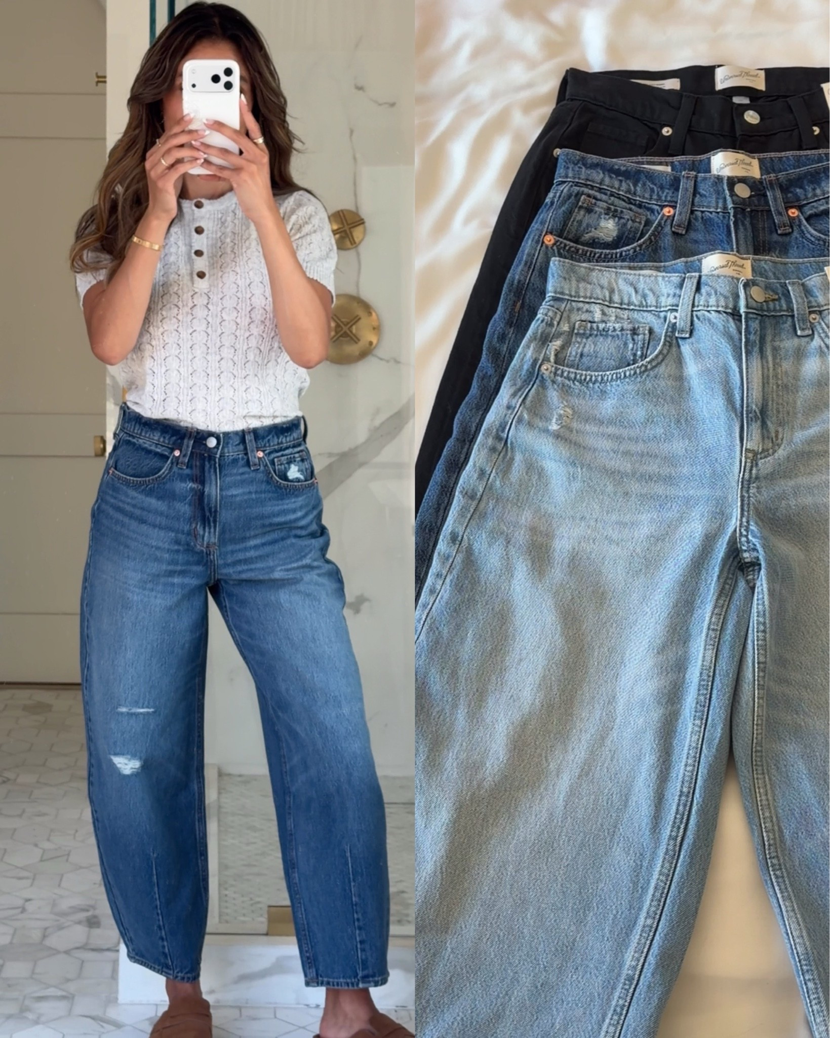 Scroll to shop! Comfy and relaxed jeans to add to your rotation! Follow for more! Xo!!

#LTKOver40 #LTKgrwm #LTKootd