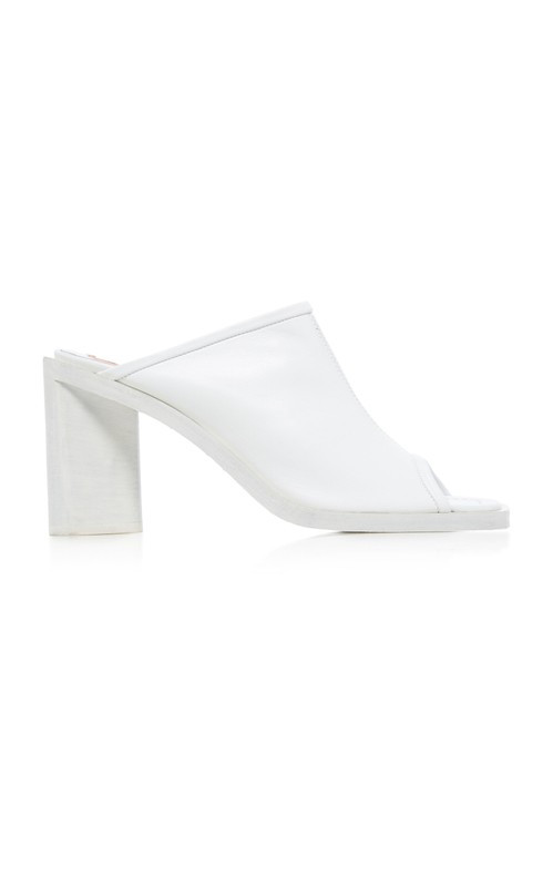 Open-Toe Leather Mules | Moda Operandi Global