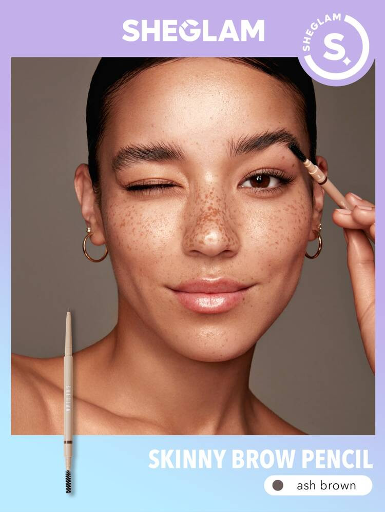 SHEGLAM Skinny Brow Pencil -  Ash Brown | SHEIN