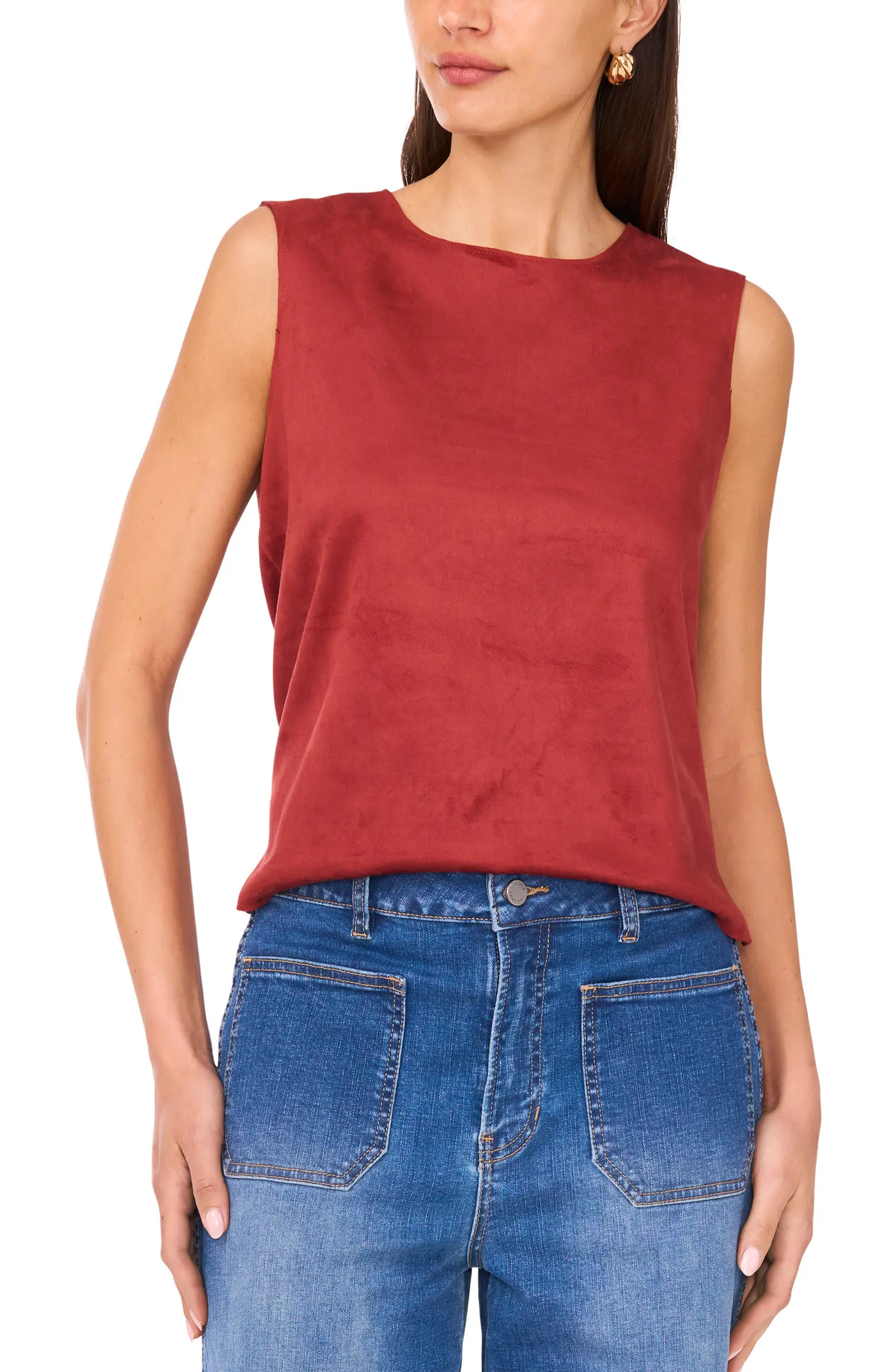Vince Camuto Faux Suede Tank | Nordstrom | Nordstrom