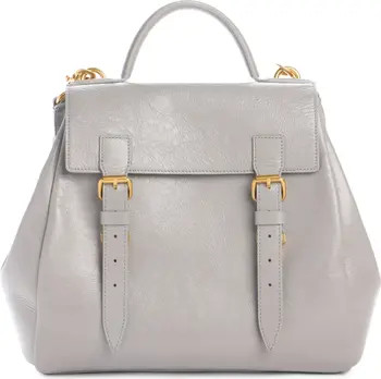 Glossy Leather Shoulder Bag | Nordstrom