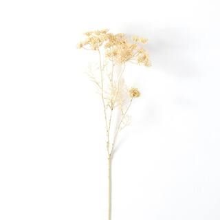 SULLIVANS 29" Artificial Beige Dried Queen Anne's Lace Spray GA1506 CR - The Home Depot | The Home Depot