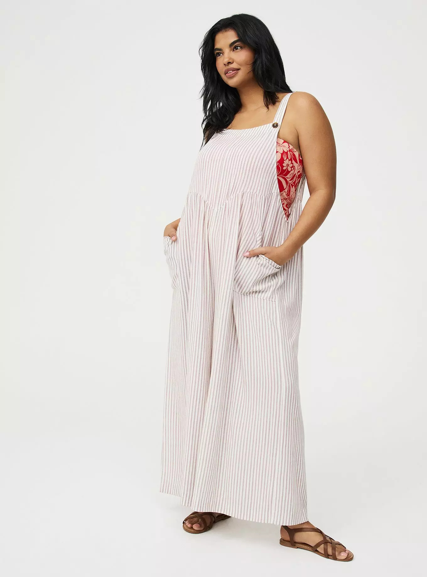 Wide Leg Gauze Overall | Torrid (US & Canada)