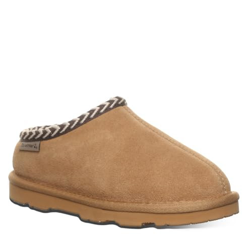BEARPAW Tabitha Youth Iced Coffee Size 13 | Kid's Slipper | Comfortable & Lightweight Indoor & Outdoor Shoe | Amazon (US)